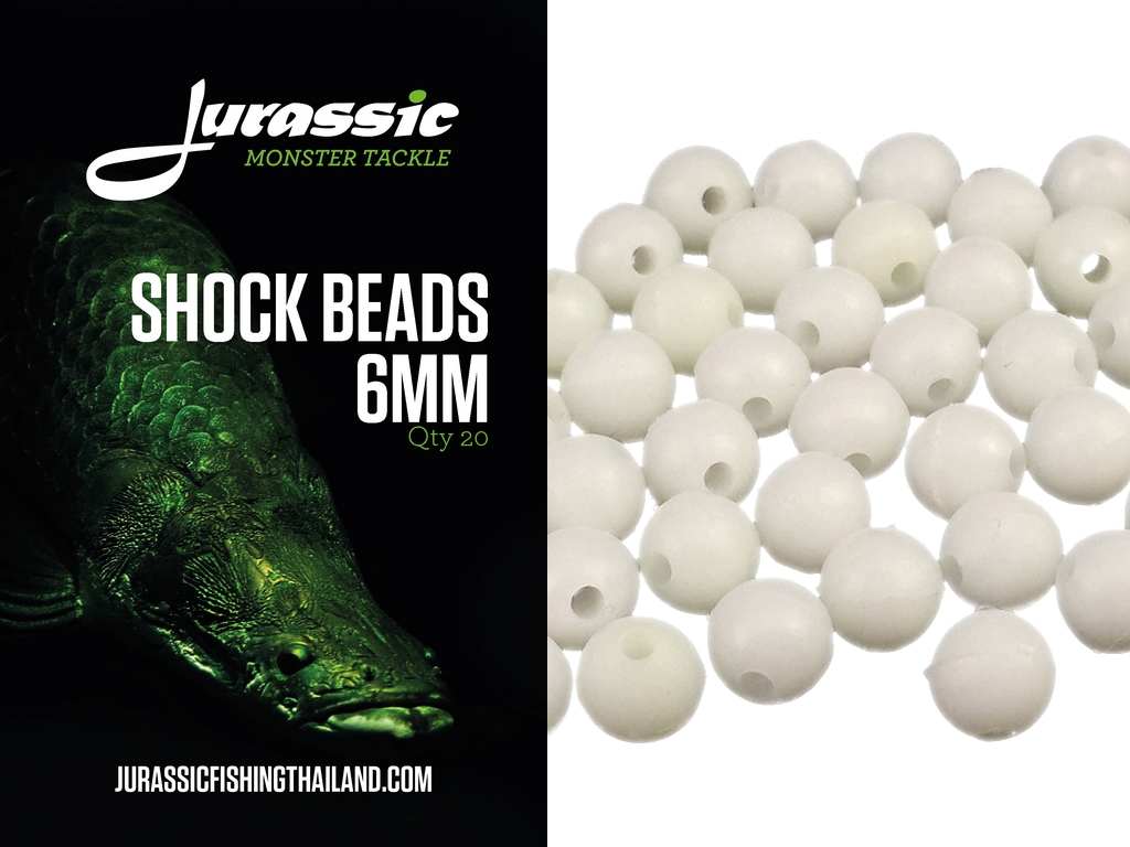 Jurassic Shock Beads 6mm Light